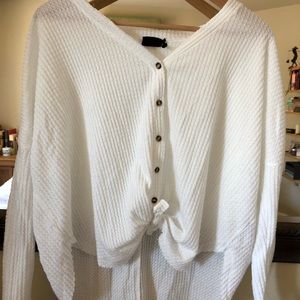Urban Outfitters cozy oversized Henley (xs)